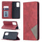 For Samsung Galaxy A52 5G / 4G Prismatic Invisible Magnetic Horizontal Flip Leather Case with Holder & Card Slots & Photo Frame(Red)