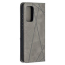 For Samsung Galaxy A52 5G / 4G Prismatic Invisible Magnetic Horizontal Flip Leather Case with Holder & Card Slots & Photo Frame(Grey)