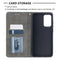 For Samsung Galaxy A52 5G / 4G Prismatic Invisible Magnetic Horizontal Flip Leather Case with Holder & Card Slots & Photo Frame(Grey)