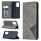 For Samsung Galaxy A52 5G / 4G Prismatic Invisible Magnetic Horizontal Flip Leather Case with Holder & Card Slots & Photo Frame(Grey)