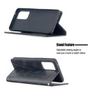 For Samsung Galaxy A52 5G / 4G Prismatic Invisible Magnetic Horizontal Flip Leather Case with Holder & Card Slots & Photo Frame(Black)