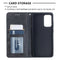 For Samsung Galaxy A52 5G / 4G Prismatic Invisible Magnetic Horizontal Flip Leather Case with Holder & Card Slots & Photo Frame(Black)