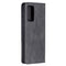 For Samsung Galaxy A72 5G / 4G Prismatic Invisible Magnetic Horizontal Flip Leather Case with Holder & Card Slots & Photo Frame(Black)