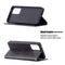 For Samsung Galaxy A72 5G / 4G Prismatic Invisible Magnetic Horizontal Flip Leather Case with Holder & Card Slots & Photo Frame(Black)