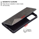 For Samsung Galaxy A72 5G / 4G Prismatic Invisible Magnetic Horizontal Flip Leather Case with Holder & Card Slots & Photo Frame(Black)