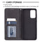 For Samsung Galaxy A72 5G / 4G Prismatic Invisible Magnetic Horizontal Flip Leather Case with Holder & Card Slots & Photo Frame(Black)