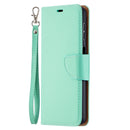 For Samsung Galaxy A32 5G Litchi Texture Pure Color Horizontal Flip PU Leather Case with Holder & Card Slots & Wallet & Lanyard(Green)