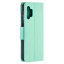 For Samsung Galaxy A32 5G Litchi Texture Pure Color Horizontal Flip PU Leather Case with Holder & Card Slots & Wallet & Lanyard(Green)