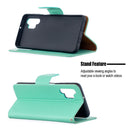 For Samsung Galaxy A32 5G Litchi Texture Pure Color Horizontal Flip PU Leather Case with Holder & Card Slots & Wallet & Lanyard(Green)