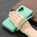 For Samsung Galaxy A32 5G Litchi Texture Pure Color Horizontal Flip PU Leather Case with Holder & Card Slots & Wallet & Lanyard(Green)