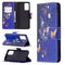 For Samsung Galaxy A72 5G / 4G Colored Drawing Pattern Horizontal Flip Leather Case with Holder & Card Slots & Wallet(Purple Butterfly)