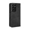 For Samsung Galaxy S21 Ultra 5G Skin Feel Calf Pattern Horizontal Flip Leather Case with Holder & Card Slots & Photo Frame(Black)