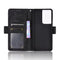For Samsung Galaxy S21 Ultra 5G Skin Feel Calf Pattern Horizontal Flip Leather Case with Holder & Card Slots & Photo Frame(Black)