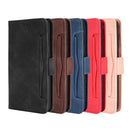 For Samsung Galaxy S21 Ultra 5G Skin Feel Calf Pattern Horizontal Flip Leather Case with Holder & Card Slots & Photo Frame(Brown)