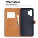 For Samsung Galaxy A32 5G Color Matching Denim Texture Horizontal Flip Leather Case with Holder & Card Slots & Wallet & Lanyard(Dark Blue)