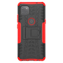 For Motorola Moto G 5G Tire Texture Shockproof TPU+PC Protective Case with Holder(Red)