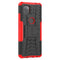 For Motorola Moto G 5G Tire Texture Shockproof TPU+PC Protective Case with Holder(Red)