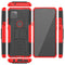 For Motorola Moto G 5G Tire Texture Shockproof TPU+PC Protective Case with Holder(Red)