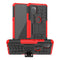 For Motorola Moto G 5G Tire Texture Shockproof TPU+PC Protective Case with Holder(Red)