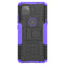 For Motorola Moto G 5G Tire Texture Shockproof TPU+PC Protective Case with Holder(Purple)