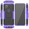 For Motorola Moto G 5G Tire Texture Shockproof TPU+PC Protective Case with Holder(Purple)