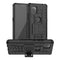 For Motorola Moto G 5G Tire Texture Shockproof TPU+PC Protective Case with Holder(Black)