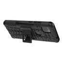 For Motorola Moto G 5G Tire Texture Shockproof TPU+PC Protective Case with Holder(Black)