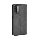 For Xiaomi Redmi 9T/ 9 Power Magnetic Buckle Retro Crazy Horse Texture Horizontal Flip Leather Case with Holder & Card Slots & Photo Frame(Black)