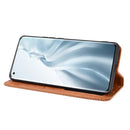 For Xiaomi Mi 11 Magnetic Buckle Retro Crazy Horse Texture Horizontal Flip Leather Case with Holder & Card Slots & Photo Frame(Brown)