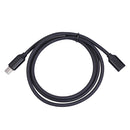 Type-C / USB-C Male to Female PD Power Extended Cable, Length:1m