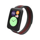 For Huawei Watch Fit Milanese Watch Band(Black Red)