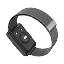 For Huawei Watch Fit Milanese Watch Band(Titanium Grey)
