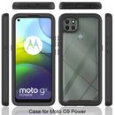 For Motorola Moto G9 Power Starry Sky Solid Color Series Shockproof PC + TPU Protective Case(Black)