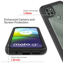 For Motorola Moto G9 Power Starry Sky Solid Color Series Shockproof PC + TPU Protective Case(Black)