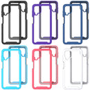 For Samsung Galaxy A12 Starry Sky Solid Color Series Shockproof PC + TPU Protective Case(Light Blue)