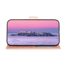 For Samsung Galaxy A6+ 2018 Flower Vine Embossing Pattern Horizontal Flip Leather Case with Card Slot & Holder & Wallet & Lanyard(Rose Gold)