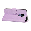 For Samsung Galaxy S9 Plus Flower Vine Embossing Pattern Horizontal Flip Leather Case with Card Slot & Holder & Wallet & Lanyard(Purple)