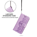 For Samsung Galaxy S9 Plus Flower Vine Embossing Pattern Horizontal Flip Leather Case with Card Slot & Holder & Wallet & Lanyard(Purple)