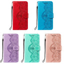For Samsung Galaxy A6 (2018) Flower Vine Embossing Pattern Horizontal Flip Leather Case with Card Slot & Holder & Wallet & Lanyard(Green)