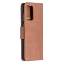 For Samsung Galaxy A72 5G / 4G Retro Lambskin Texture Pure Color Horizontal Flip PU Leather Case with Holder & Card Slots & Wallet & Lanyard(Brown)