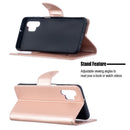 For Samsung Galaxy A32 5G Embossing Two Butterflies Pattern Horizontal Flip PU Leather Case with Holder & Card Slot & Wallet & Lanyard(Rose Gold)