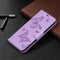 For Samsung Galaxy A72 5G / 4G Embossing Two Butterflies Pattern Horizontal Flip PU Leather Case with Holder & Card Slot & Wallet & Lanyard(Purple)