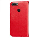For Huawei Honor 7S / Y5 (2018) Flower Vine Embossing Pattern Horizontal Flip Leather Case with Card Slot & Holder & Wallet & Lanyard(Red)