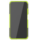 For Xiaomi Poco M3 /Redmi Note 9 4G Tire Texture Shockproof TPU+PC Protective Case with Holder(Green)