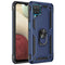 For Samsung Galaxy A12 5G Shockproof TPU + PC Protective Case with 360 Degree Rotating Holder(Blue)