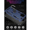 For Samsung Galaxy A12 5G Shockproof TPU + PC Protective Case with 360 Degree Rotating Holder(Blue)
