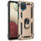For Samsung Galaxy A12 5G Shockproof TPU + PC Protective Case with 360 Degree Rotating Holder(Gold)