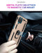 For Samsung Galaxy A12 5G Shockproof TPU + PC Protective Case with 360 Degree Rotating Holder(Gold)