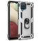 For Samsung Galaxy A12 5G Shockproof TPU + PC Protective Case with 360 Degree Rotating Holder(Silver)