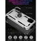 For Samsung Galaxy A12 5G Shockproof TPU + PC Protective Case with 360 Degree Rotating Holder(Silver)